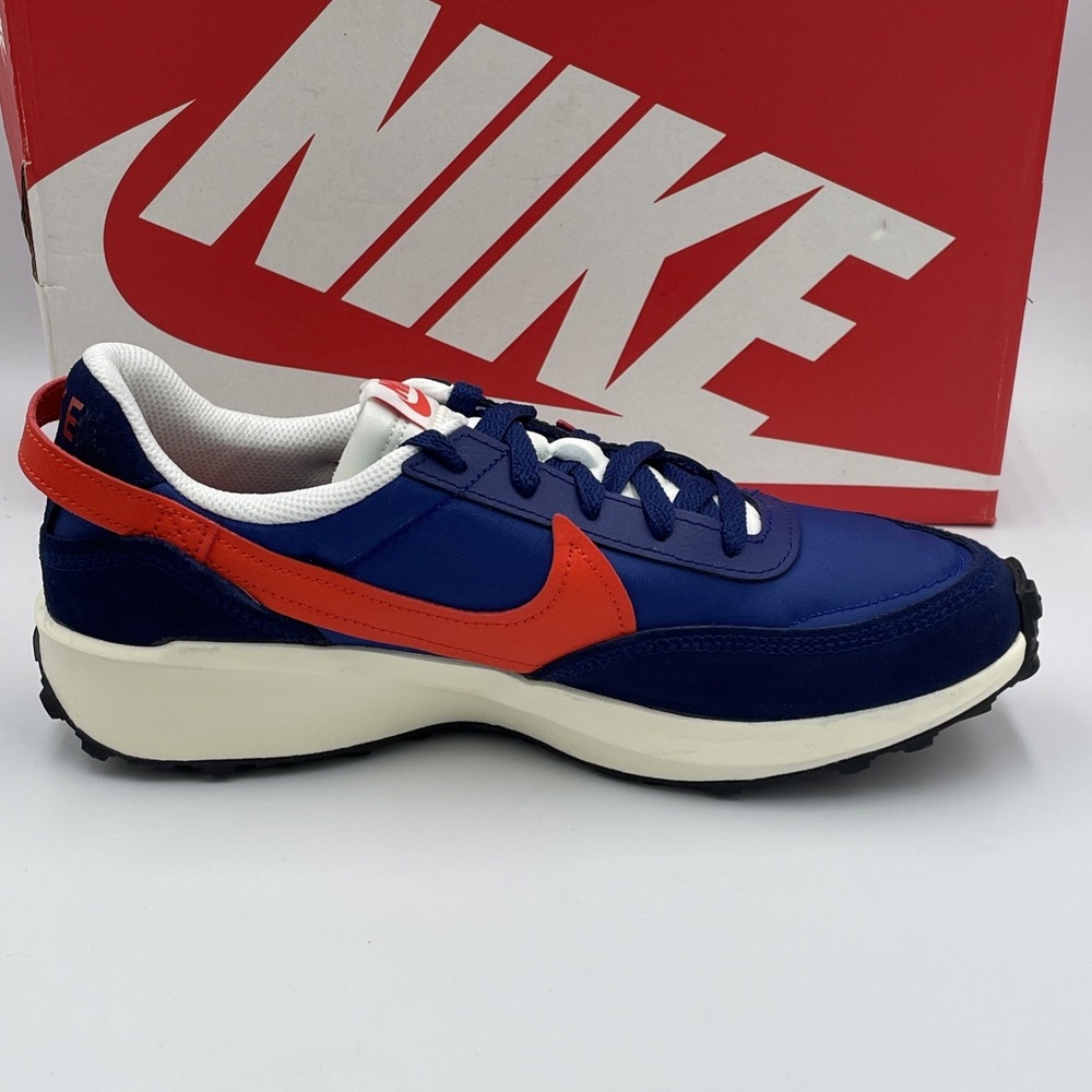 Nike Shoes Women's Sz 9.5 Blue Void Red Waffle Debut Running Sneakers IB4364-492 - Picture 6 of 7